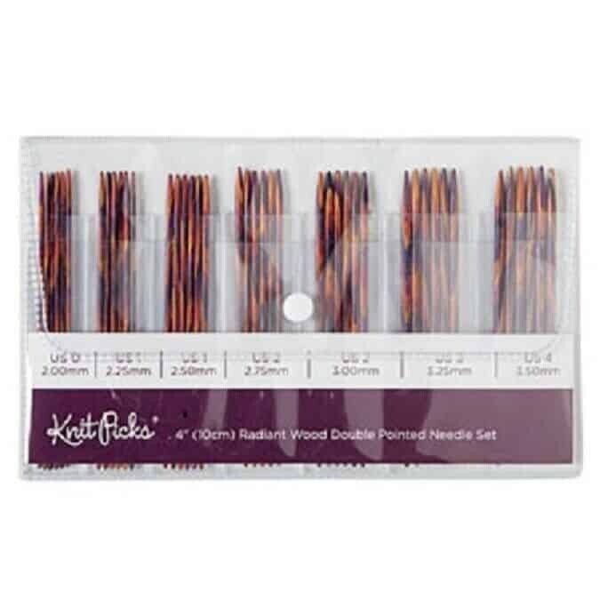 Radiant Double Pointed 6" Needle Set by Knit Picks