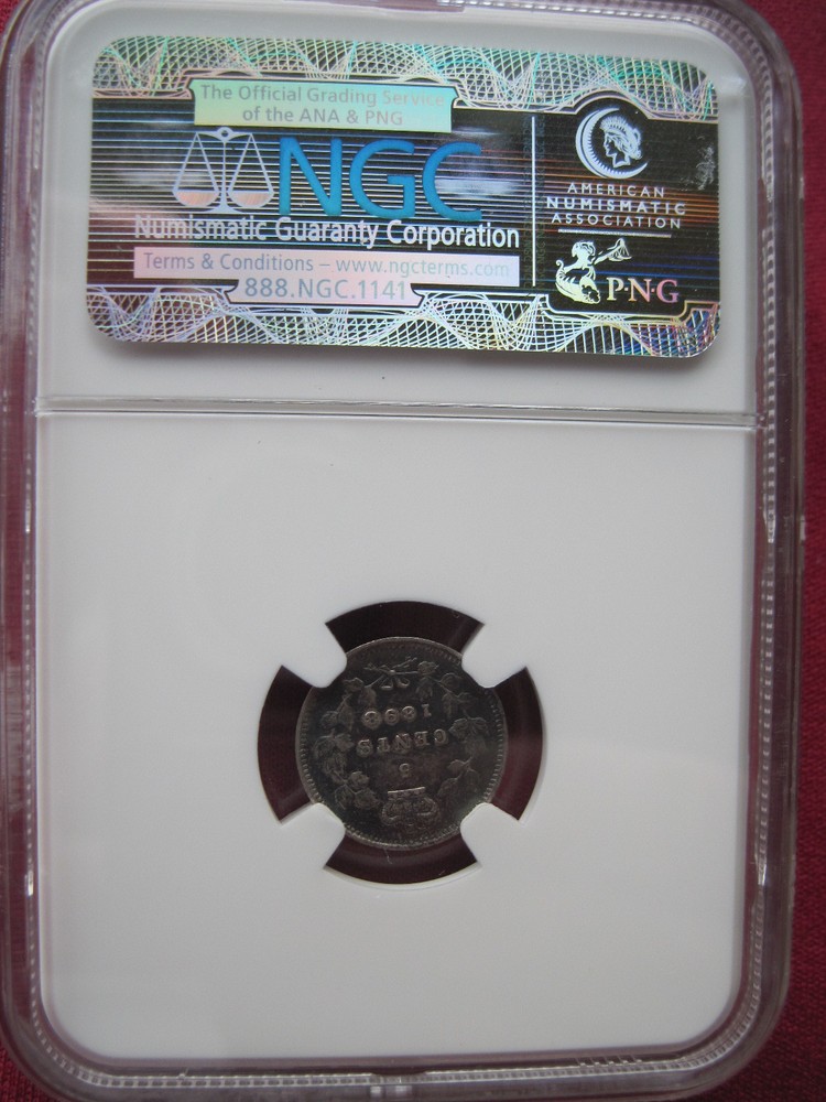 Canada, 1898 Five Cent Silver NGC XF Details