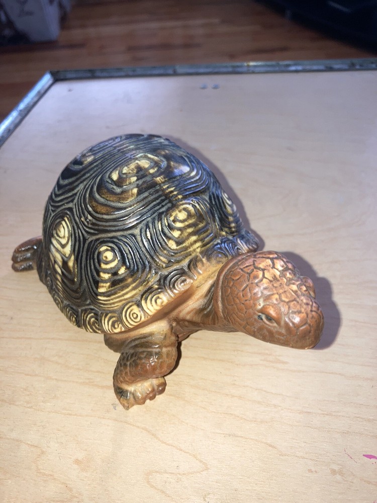 TURTLE 6” long figurine/Statue Excellent condition