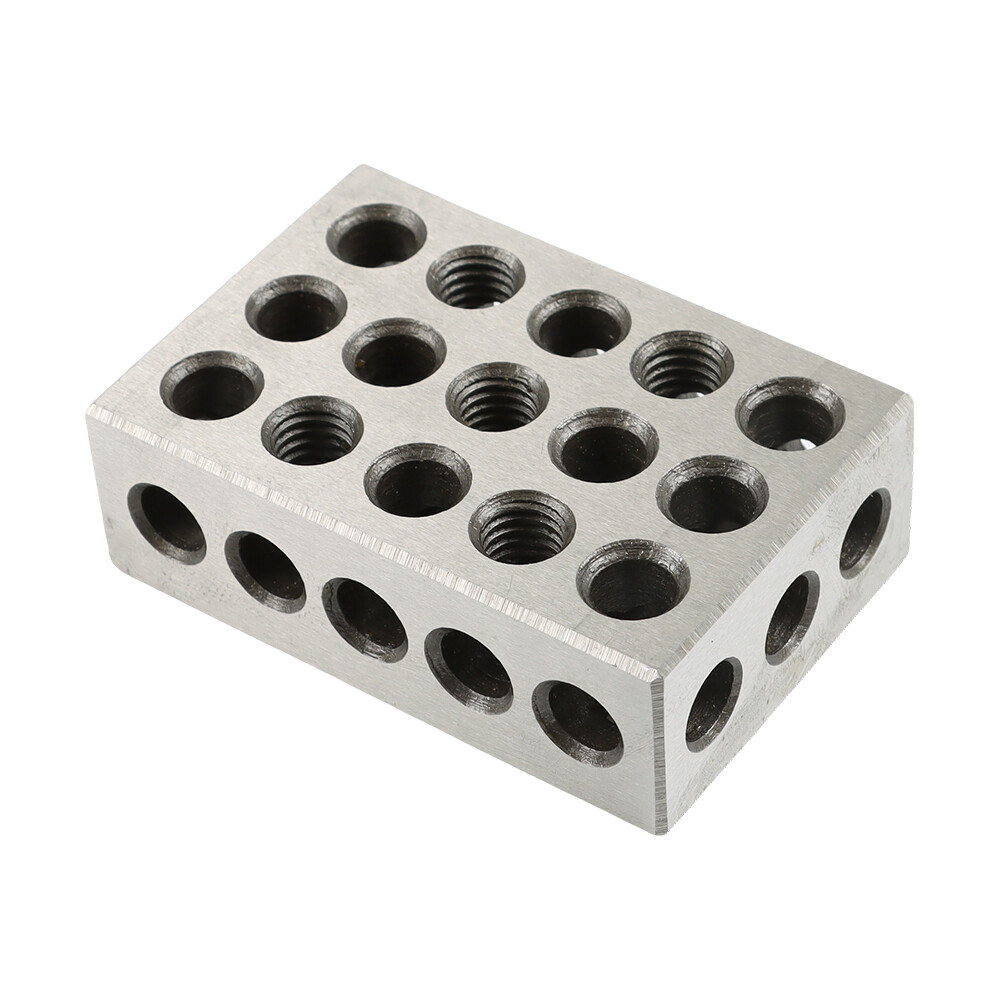 1-2-3 123 BLOCK SET 23 HOLES With Screws HEX KEY MATCHED PAIRS .0001" PRECISION