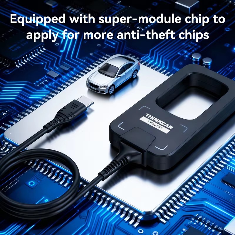 THINKCAR TKEY101 Car kёy Programmer with 6 Unit Remote Keys For THINKSCAN 689BT