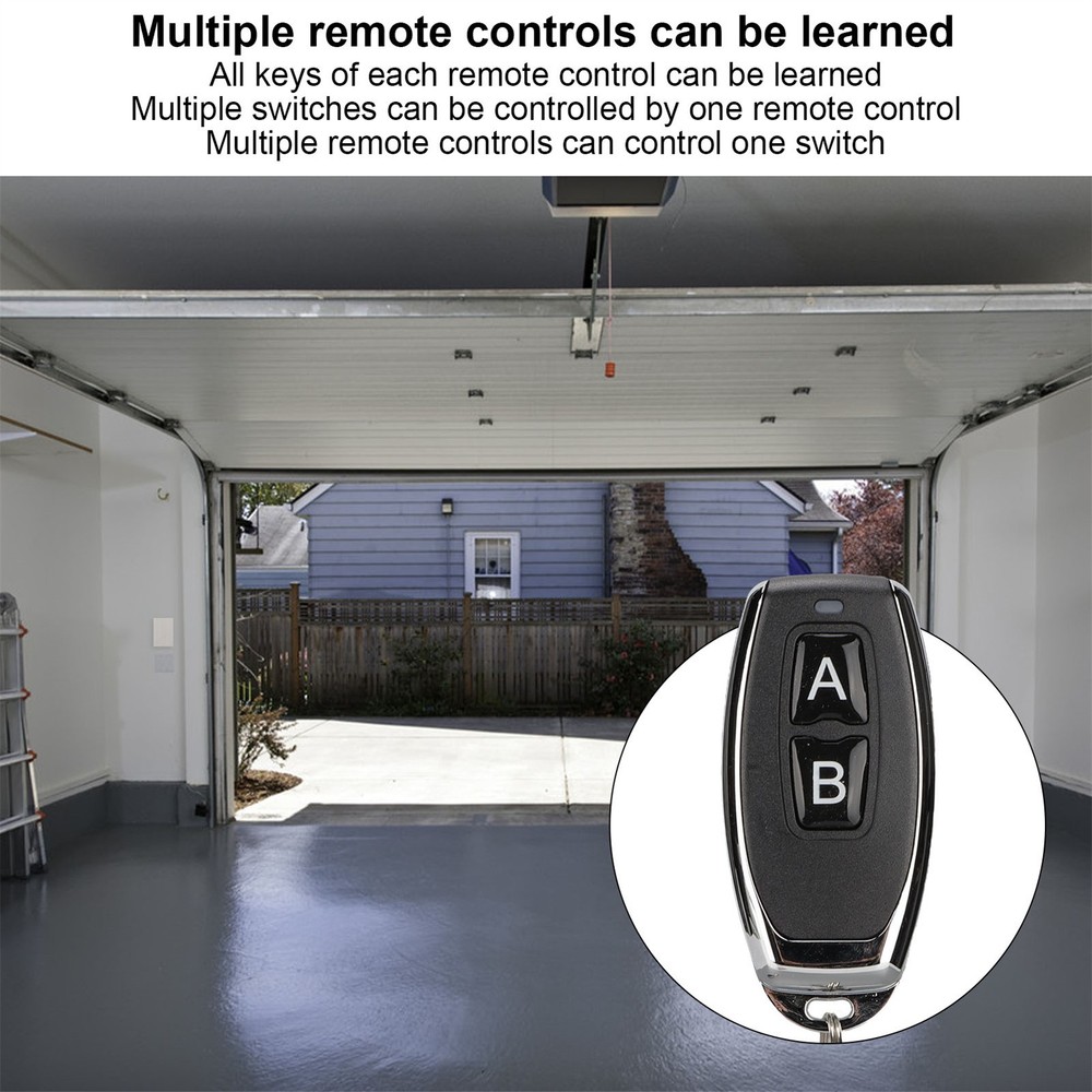 Wireless Control Switch 2 Channel Relay Remote Control Switch