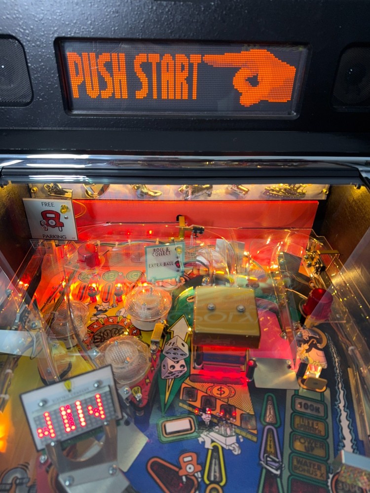 Platinum Edition Monopoly Pinball Machine