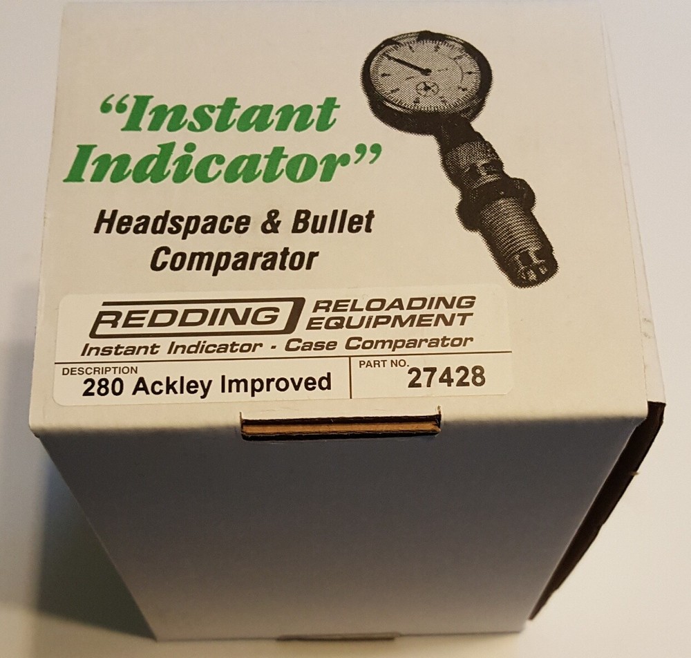 27428 REDDING INSTANT INDICATOR WITH DIAL - 280 ACKLEY IMPROVED - NEW