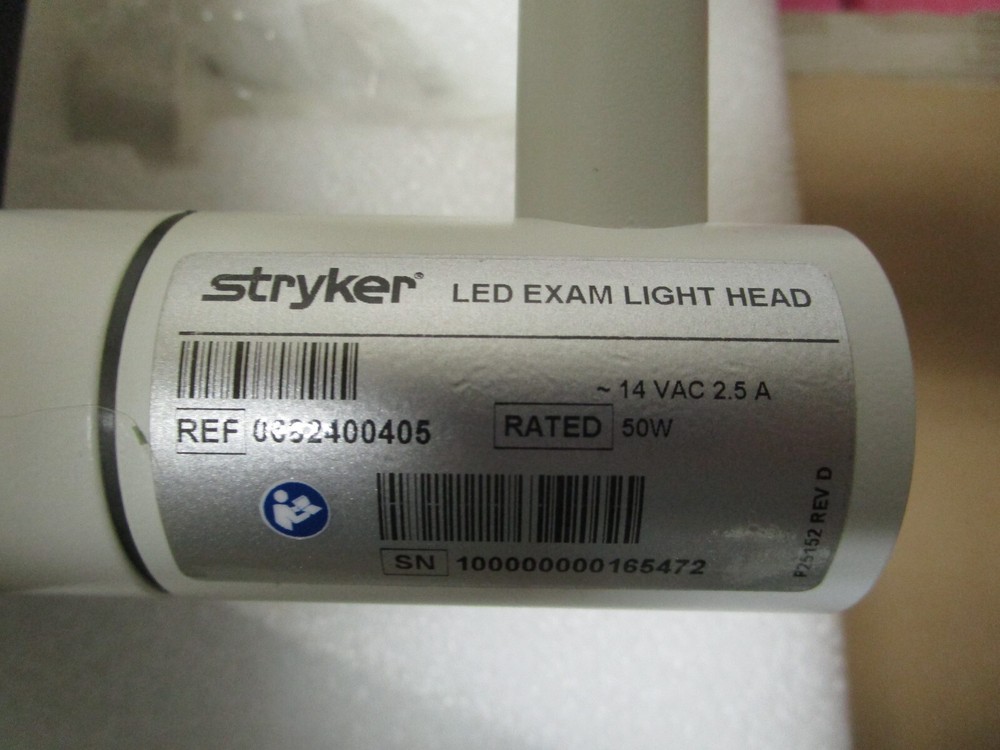 Stryker Visum XBlade LED Exam Light Head Assembly - REF 0682400405