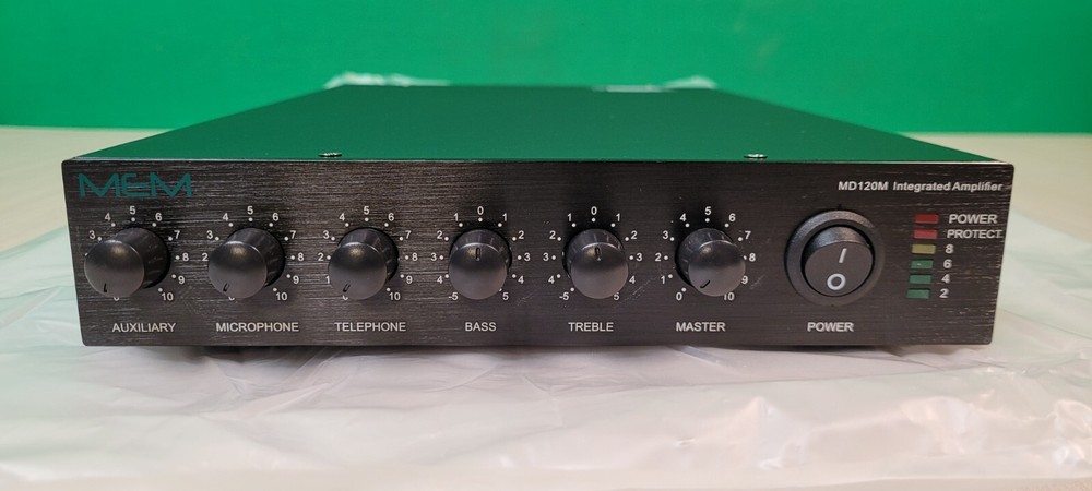 MEM MD120M Professional Integrated Amplifier Aiphone 120W