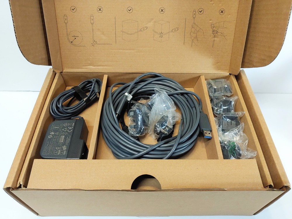 Logitech TAP Touch Audio Video Meeting Controller VU0053 AC Adapter USB HDMI NOB