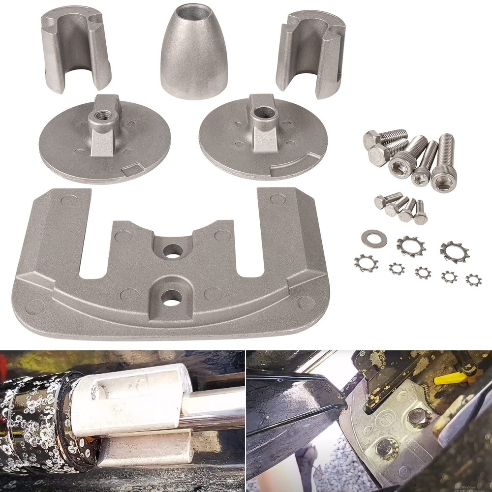 Complete Aluminum Anode Kit Compatible with 2004+ Mercruiser Bravo 3 III
