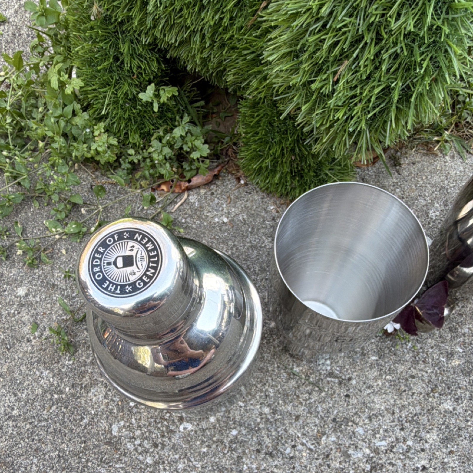 Jack Daniel's Gentleman Jack Stainless Steel 4-Piece Cocktail Shaker Set Silver