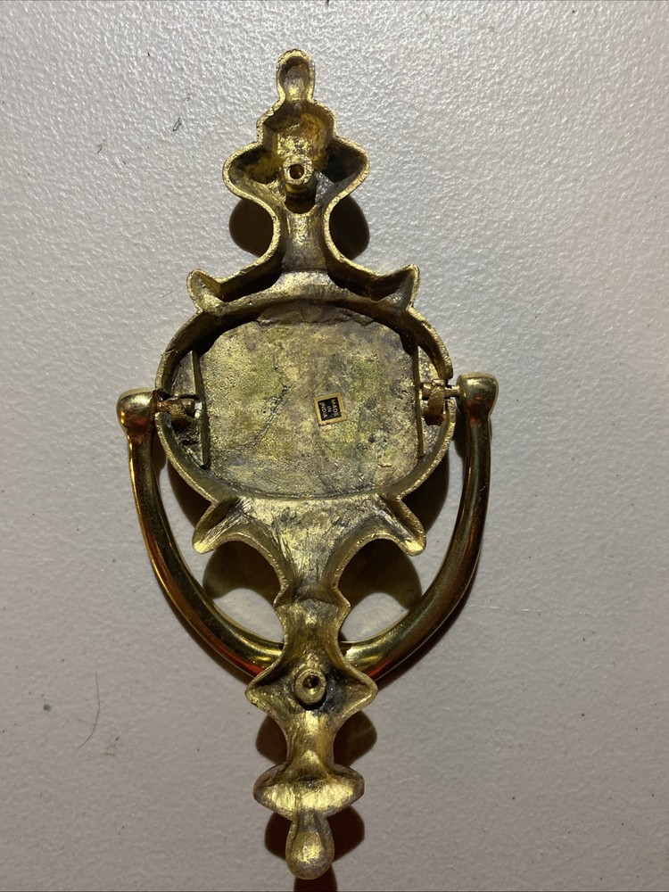 Vintage Solid Brass Door Knocker 8" h x 4" w