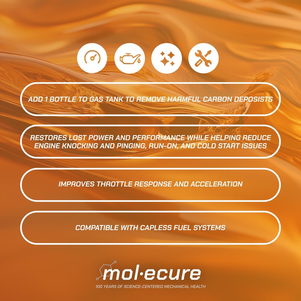 Molecure Pea Complete Fuel System Cleaner – High-Strength Injector &...
