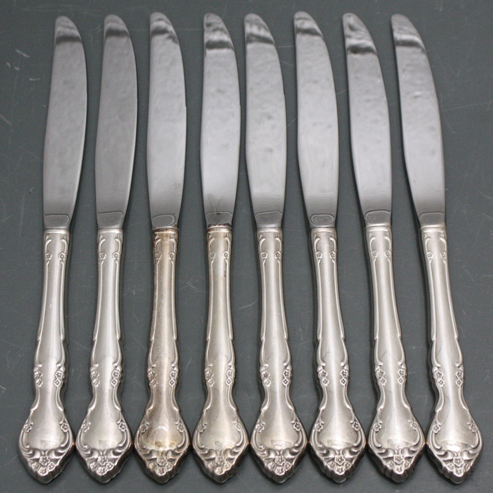 (57 Pieces) Oneida Community Flatware Set AFFECTION, Silverplate Silverware Lot