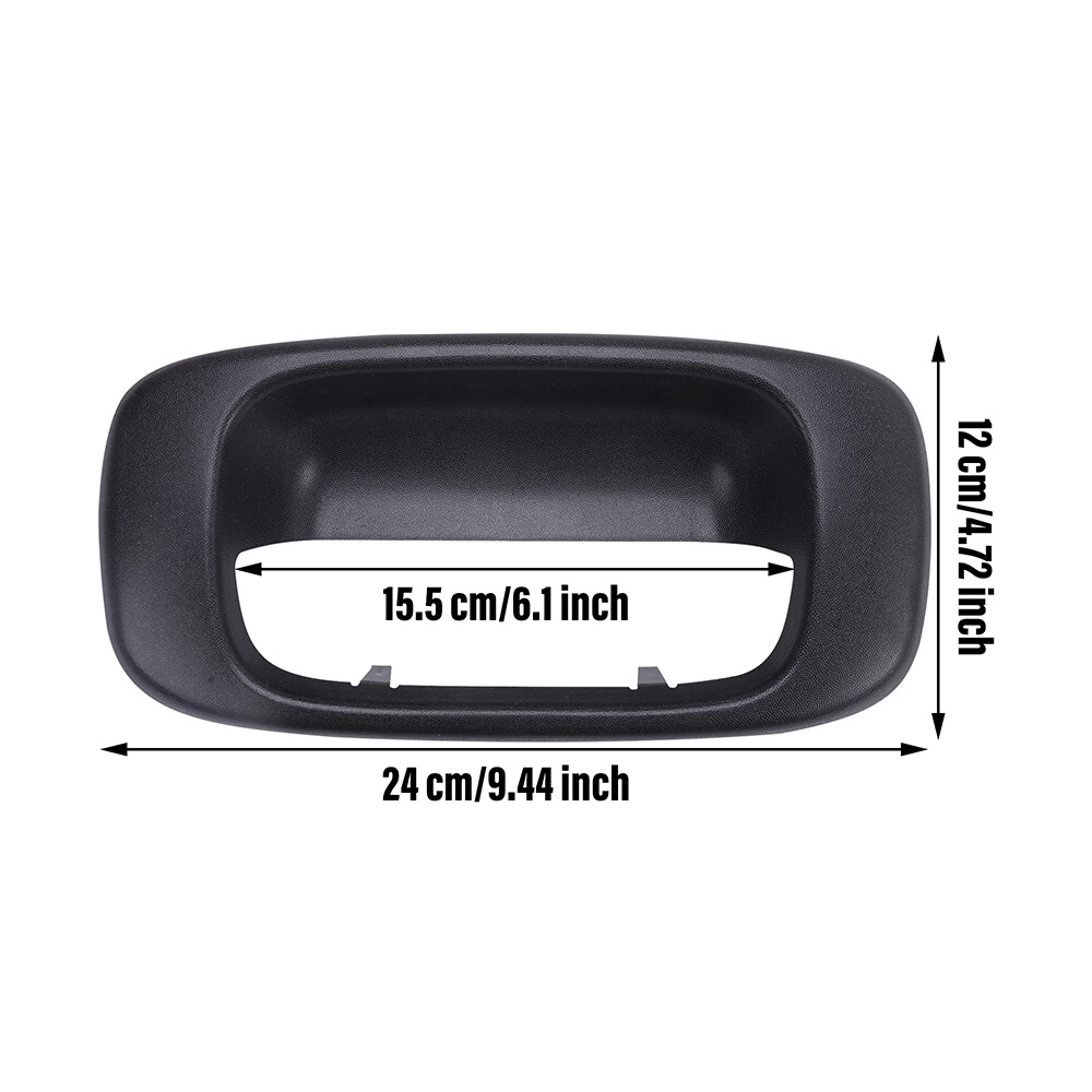Tailgate Handle Bezel Compatible For 1999-2006 Chevrolet/GMC Models, Black
