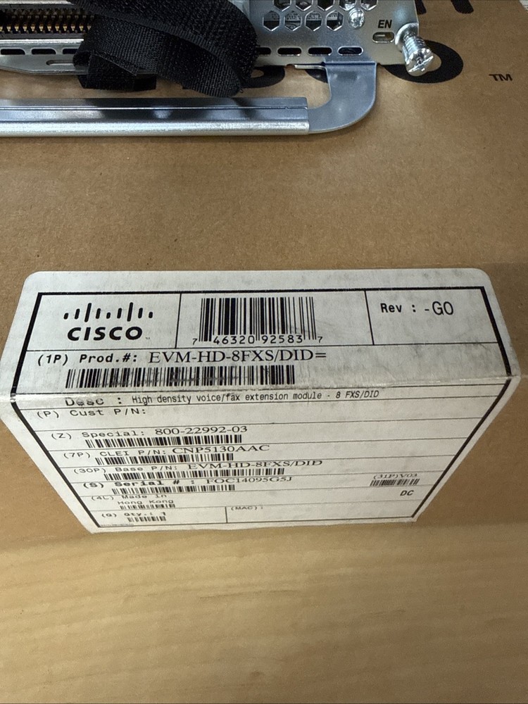 Cisco EVM-HD-8FXS/DID 0 Port Switch