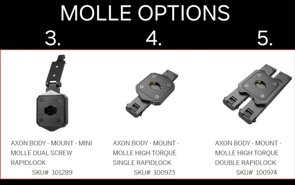 Axon Body 2 Off-line, OPENBOX. Sync Cable, Mount Options, ($826.20 MSRP)
