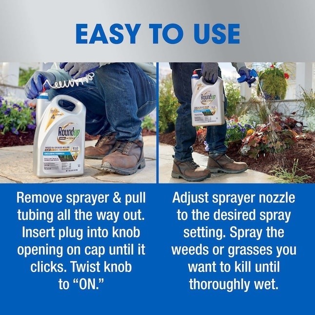 ROUNDUP DUAL ACTION PLUS - WEED & GRASS KILLER + 4 MONTH PREVENTER !!!!!!!!!!!!!