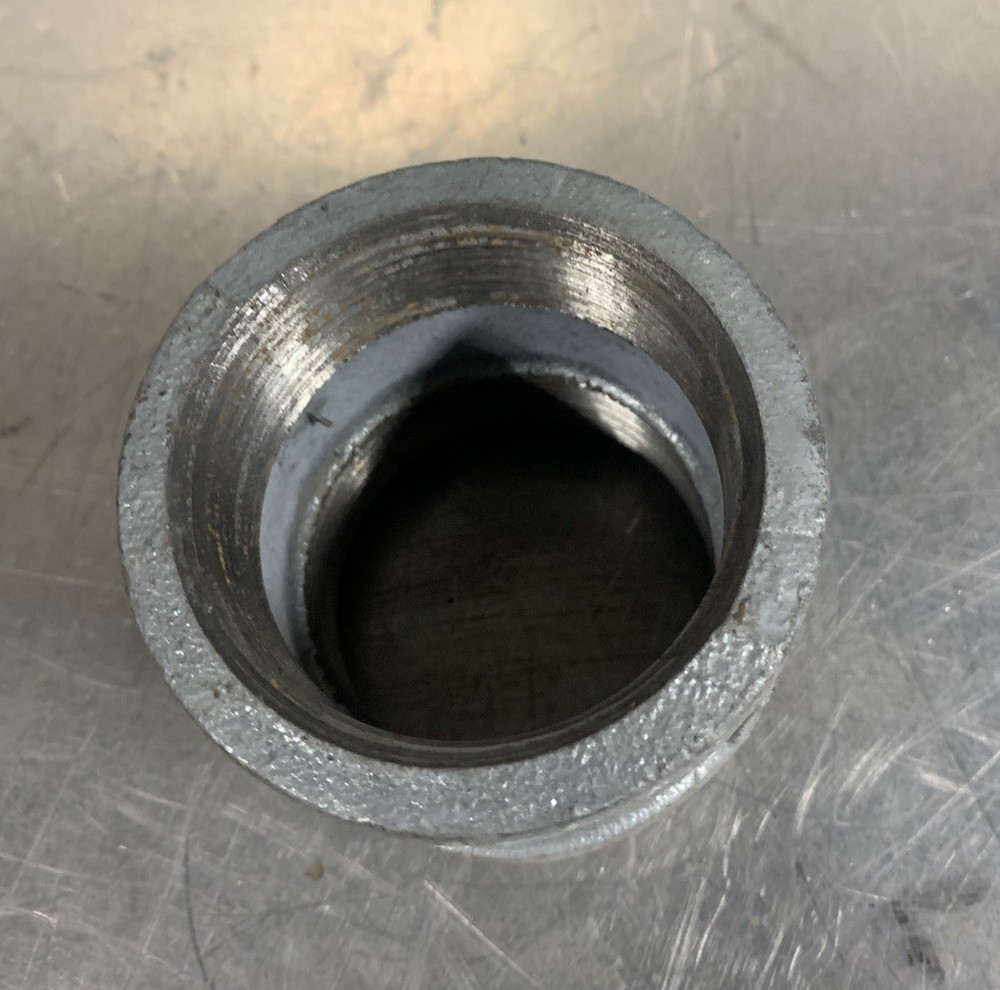Pipe Coupling 2” x 2 1/2” long Galvanized New (1 Ea)
