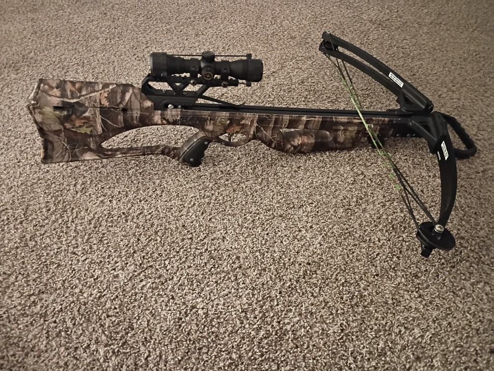 Barnett Quad 400 Compound Crossbow Camouflage with Scope