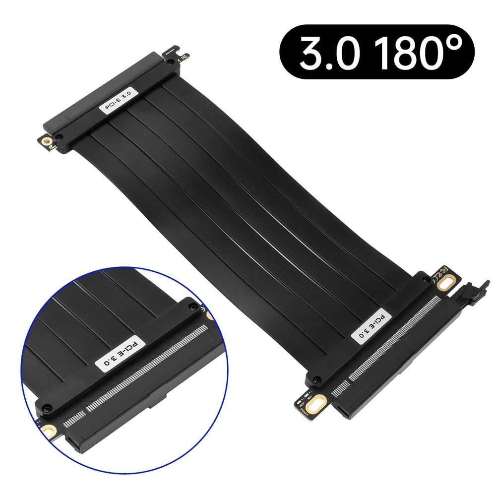 For PCI-E 3.0 180° 16x Riser Cable Graphics Card Extension Cable For GPU Card