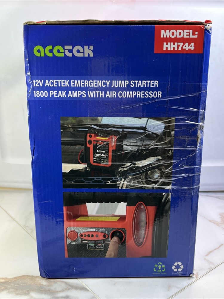 Acetek emergency jump starter