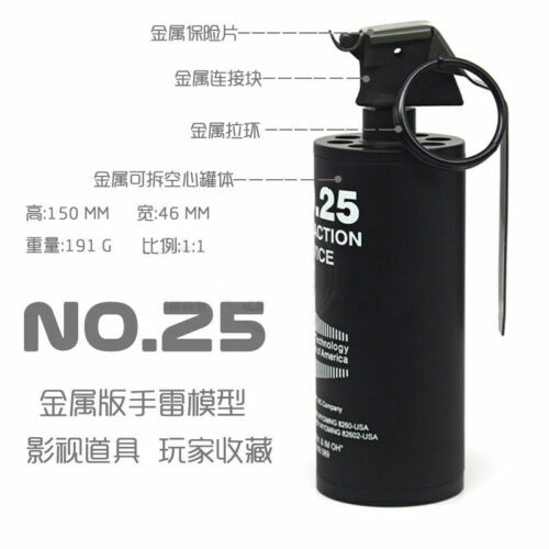 Cosplay Toy Model Paintball Game Flash Bang Dummy No function Metal
