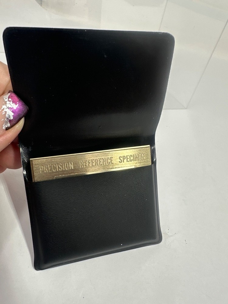 Mitutoyo Precision Reference Specimen178-601 With Case Rmax 11.3 Ra 2.95