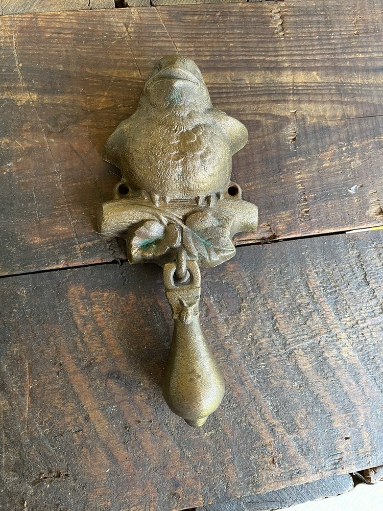 Vintage Solid Brass Bird Door Knocker CARRUTH 1991