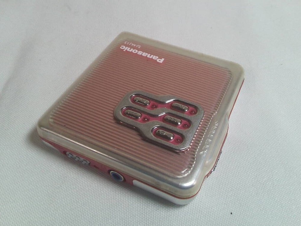 Panasonic SJ-MJ15 MiniDisc Player Pink Good