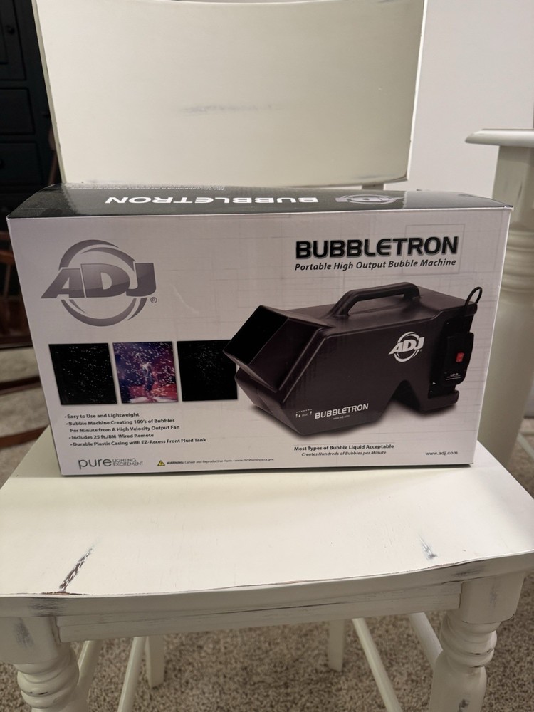 American DJ Bubbletron | High-Output Portable Bubble Machine