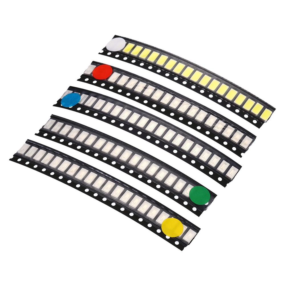 100Pcs 5730 Surface Mount Diode, 1.8-3V Light Emitting Diodes Chips 5 Colors