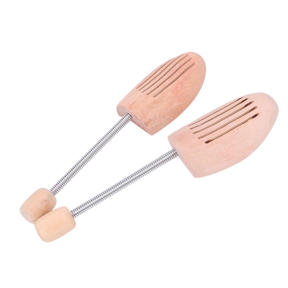 2Pcs Wood Shoe Tree With Spring Column Size 39-40