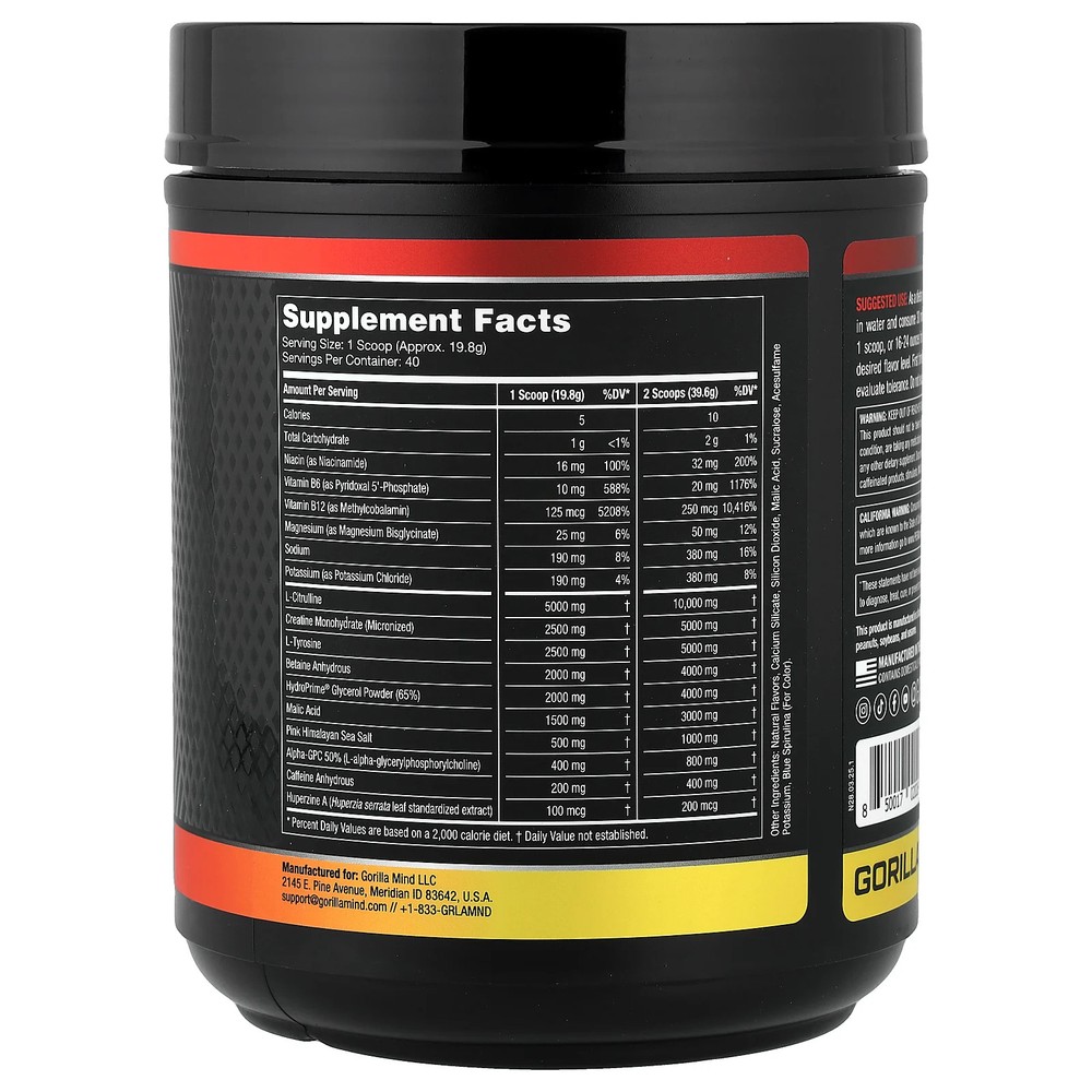 Mode®, Pre-Workout Formula, Bombsicle, 1.75 lb (792 g)