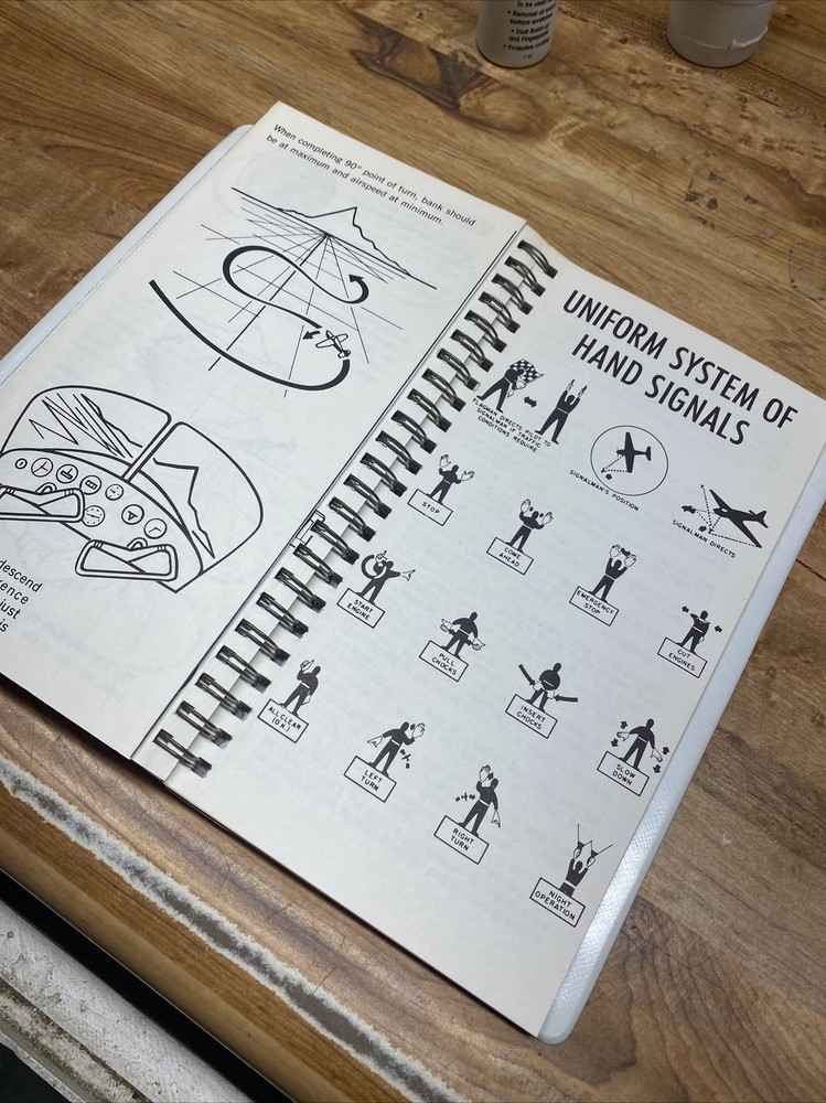 Aviation Plane Visualized Flight Maneuvers 1978 Patco Handbook