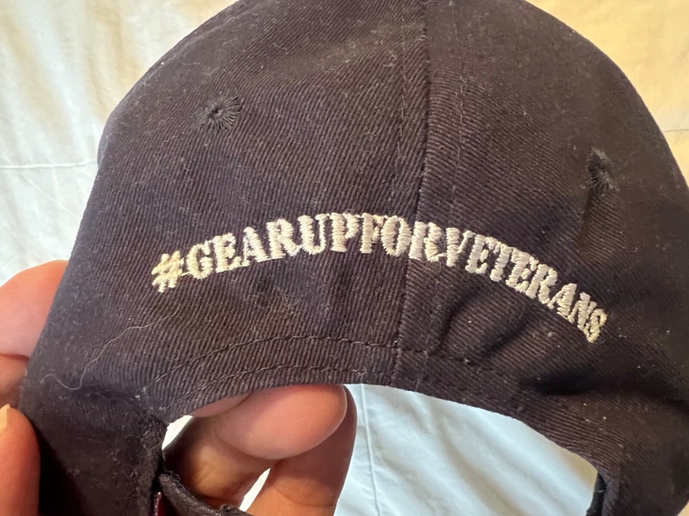 Gear Up For Veterans Baseball Hat Cap Navy