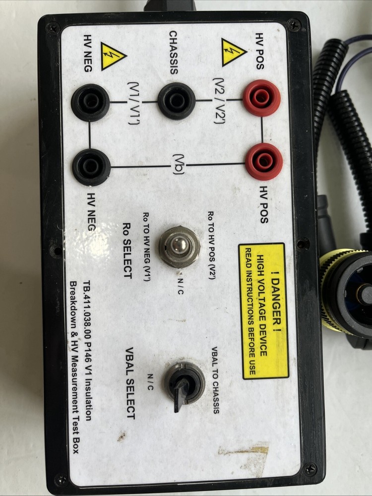 Insulation Breakdown & HV Measurement Test Box Vbal Select P146 V1