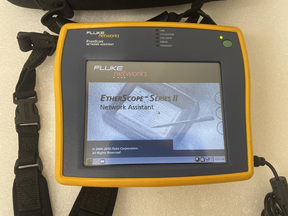 FLUKE NETWORKS ETHERSCOPE NETWORK ASSISTANT W/ WIREVIEW MAPPER