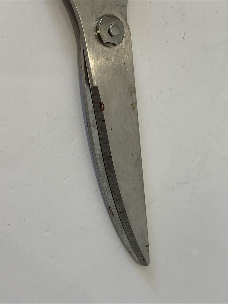 Aokeda CHEF KITCHEN SHEARS Scissors Spring Loaded Wood Handles