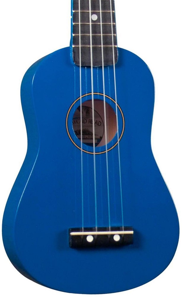 Diamond Head DU-10 Soprano Ukulele Blue Black Fingerboard