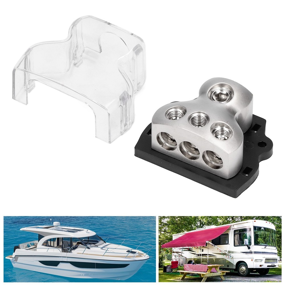 3‑Way Power Distribution Block Audio Holder Distributor Connecting Block