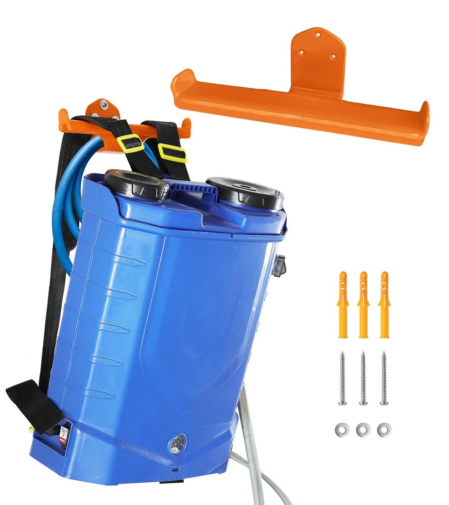 Backpack Leaf Blower Hanger with Tube Hook, 1 Pack Backpack Sprayer Wall Moun...