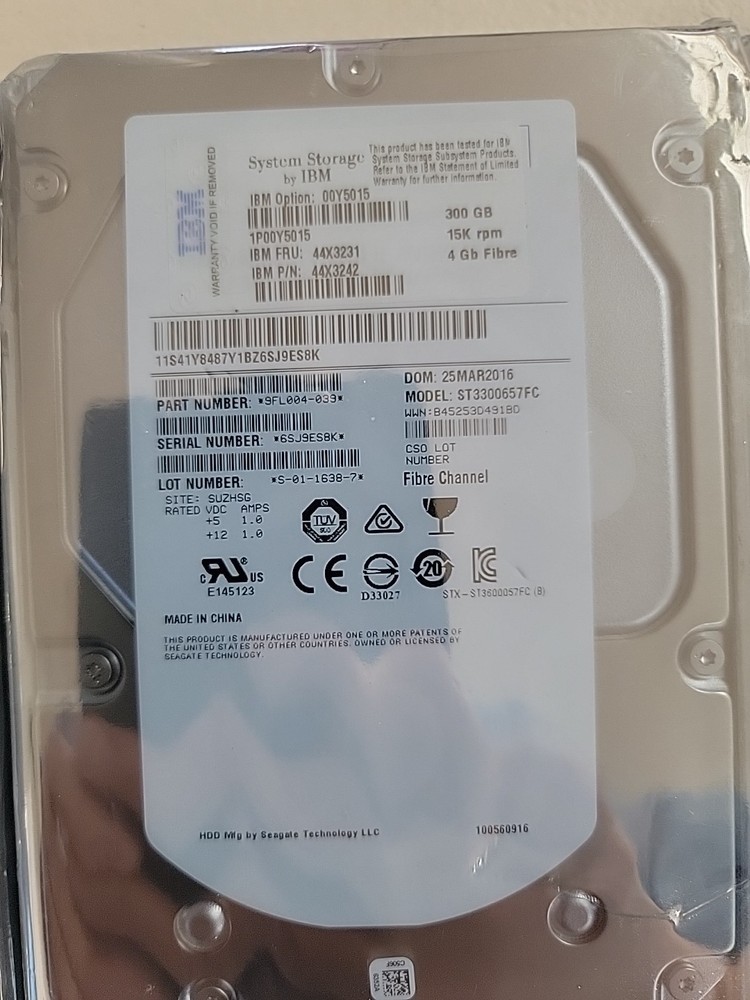4 New Harddrive Storage 3 Ibm 1 Seagate