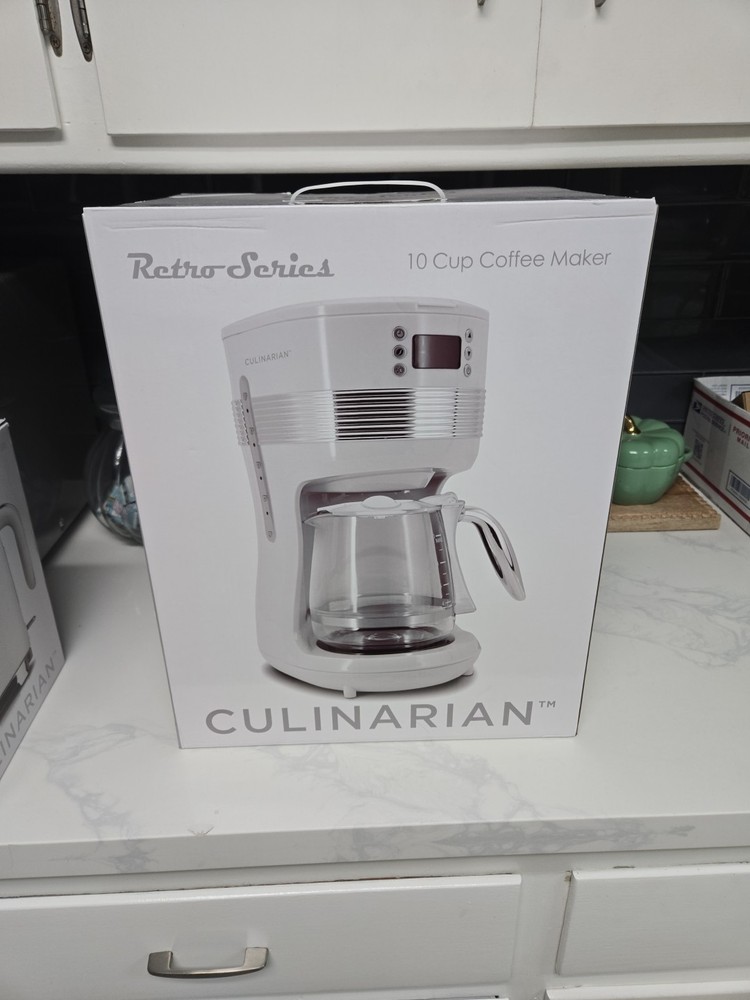 CULINARIAN 10 Cup Coffee Maker Retro Series