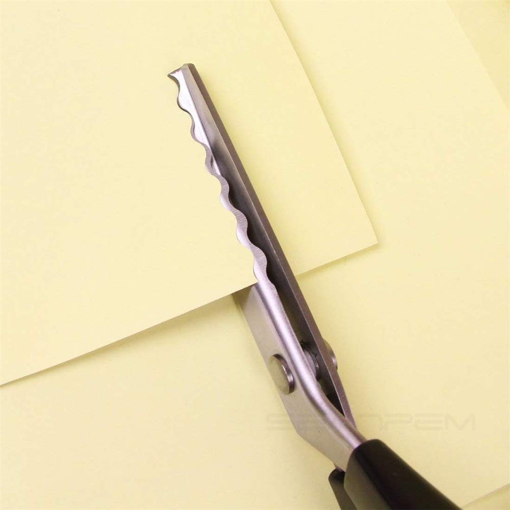 Serrated Scalloped Edge Pinking Shears, Multifunction 10mm,