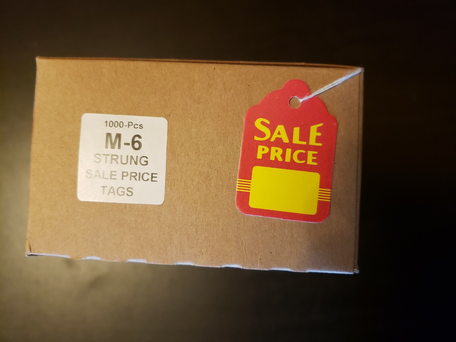 100 Sale Price Red Yellow Tags With String Merchandise Garment Hang Coupon