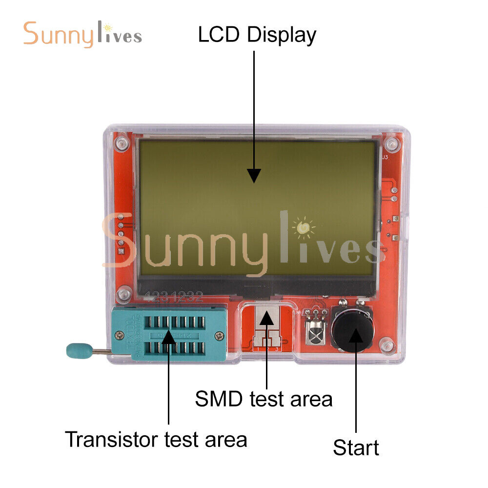 LCR-T10H Multi-function Transistor Tester Large Screen Transistor LCR Tester.