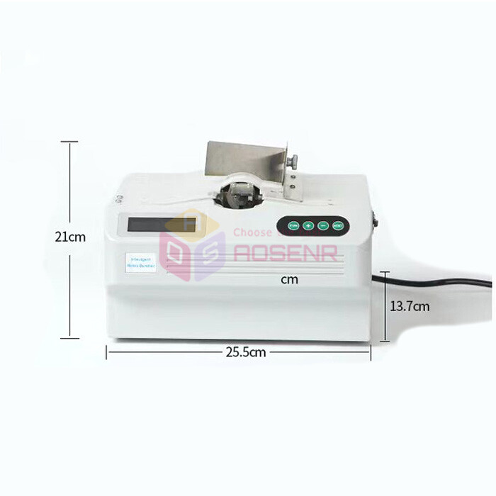 Auto Banknote Binding Machine Documents Strapping Money Cash Bundling Machine