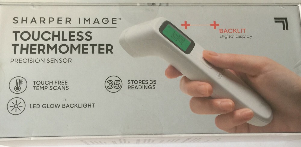 SHARPER IMAGE Digital Touchless Smart Forehead Thermometer