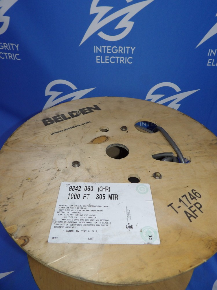 Spool of 9842 060 APPROX. 600FT 305 MTR Shielded Low Voltage Computer Cable