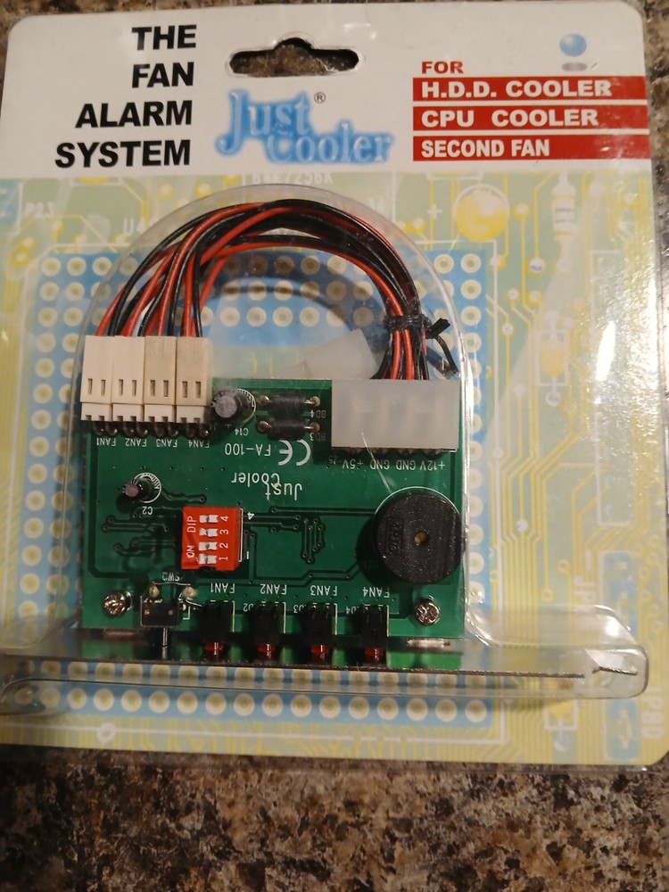 Just Cooler Fan Alarm System For Computer