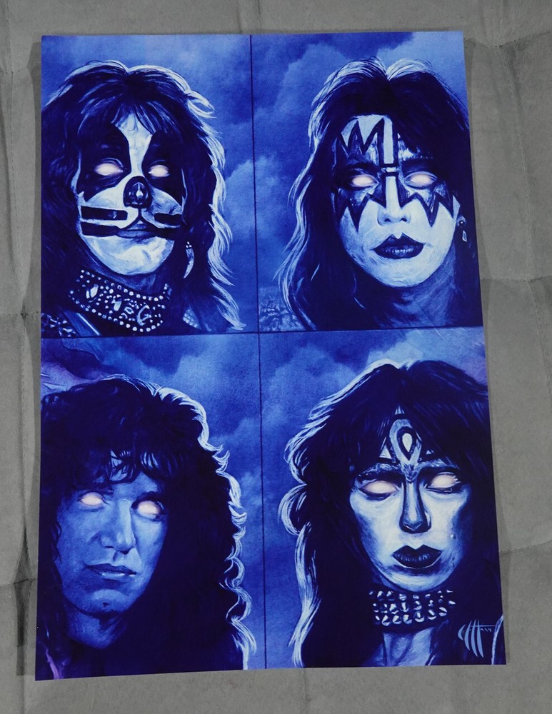 Creatures Fest Limited Edition Glowing Eyes Print Poster Chris Hoffman Poster